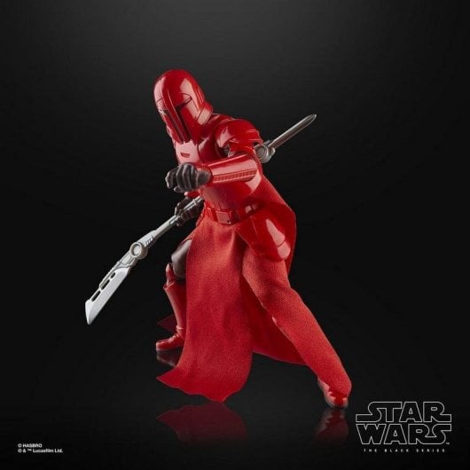 Figura da collezione Hasbro Star Wars The Black Series Imperial Praetorian Guard articolata 15 cm accessori