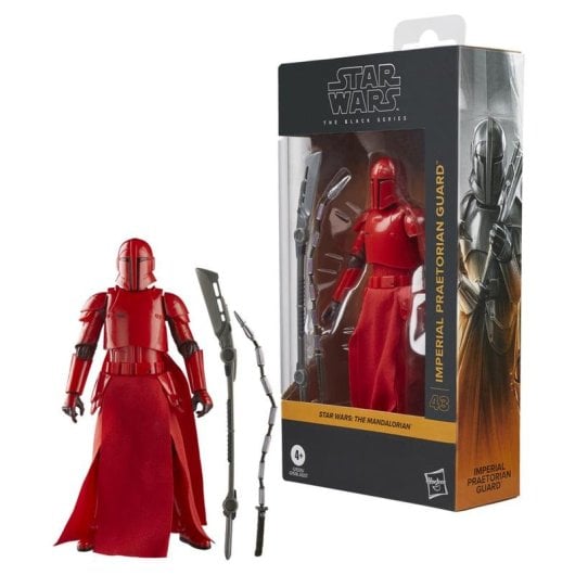 Figura da collezione Hasbro Star Wars The Black Series Imperial Praetorian Guard articolata 15 cm accessori
