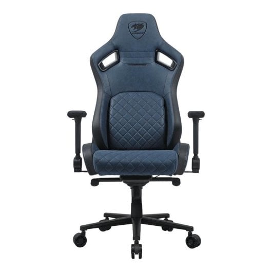 Chaise gaming Cougar DEFENSOR S ergonomique tissu bleu noir 150 kg 4D