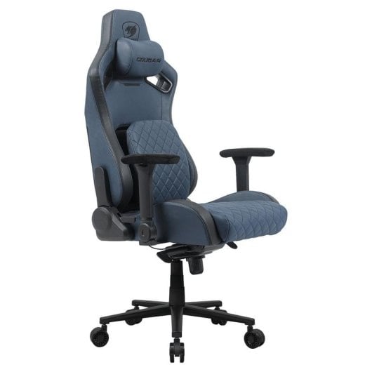 Chaise gaming Cougar DEFENSOR S ergonomique tissu bleu noir 150 kg 4D