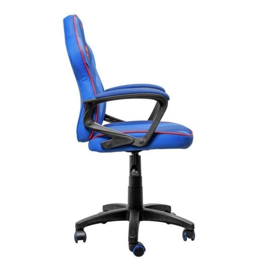 Gaming-Stuhl Trust GXT 703SM Revvo ergonomisch Stoff Blau Rot Schwarz 110 kg