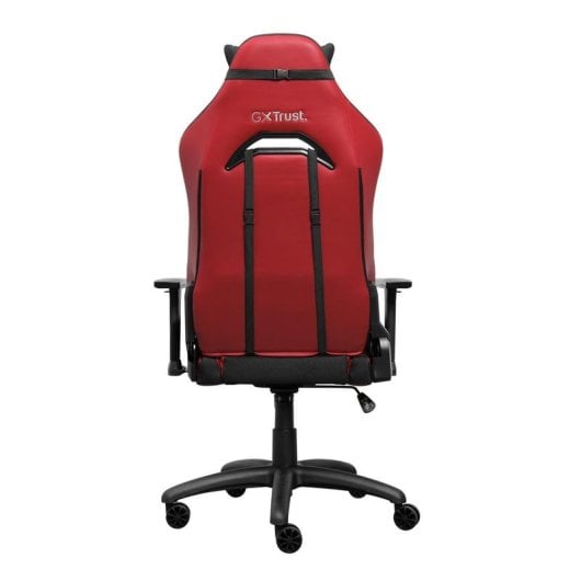 Gaming-Stuhl Trust GXT 714 RUYA ergonomisch Holzstruktur 3D Armlehnen 150 kg schwarz-rot
