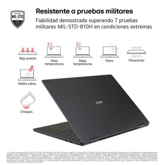 Portátil LG Gram Pro 16Z90TR-E.AD88B 16" Intel Core Ultra 7 255H 32GB 1TB SSD RTX 5050 Windows 11 (16Z90TR-E.AD88B)