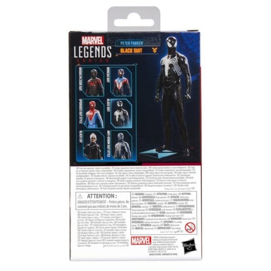 Spielfigur Hasbro Marvel Legends Series Gamerverse Peter Parker Black Suit Mehrfarbig Beweglich