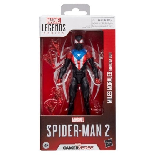 Figur Hasbro Marvel Legends Series Gamerverse Miles Morales Boricua Suit beweglich Multicolour