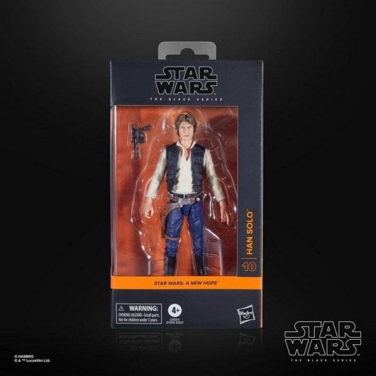 Figura da collezione Hasbro Star Wars The Black Series Han Solo snodabile multicolore