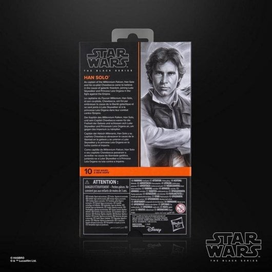 Figura da collezione Hasbro Star Wars The Black Series Han Solo snodabile multicolore