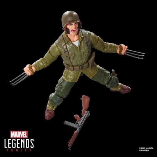 Figurine Hasbro Marvel Legends Series Wolverine WWII Logan articulation 20 points