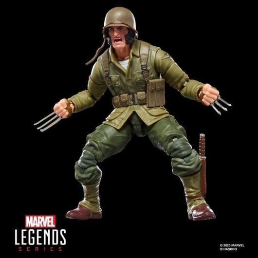 Figurine Hasbro Marvel Legends Series Wolverine WWII Logan articulation 20 points