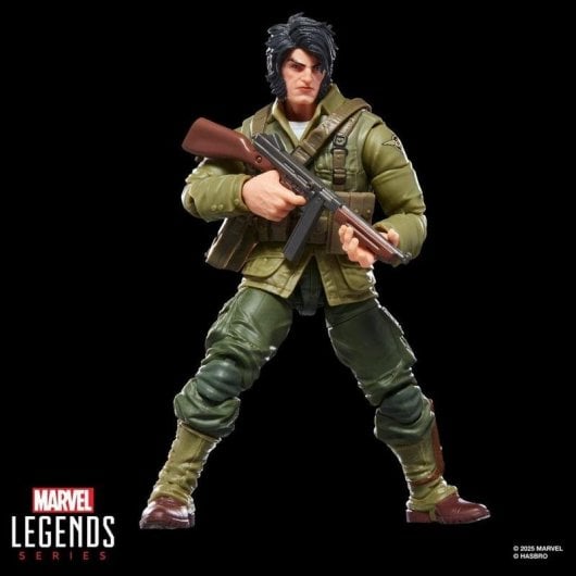 Figurine Hasbro Marvel Legends Series Wolverine WWII Logan articulation 20 points