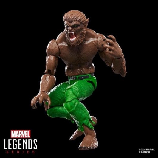 Actionfigur Hasbro Marvel Legends Series Werewolf By Night 20 Gelenkpunkte Fensterbox