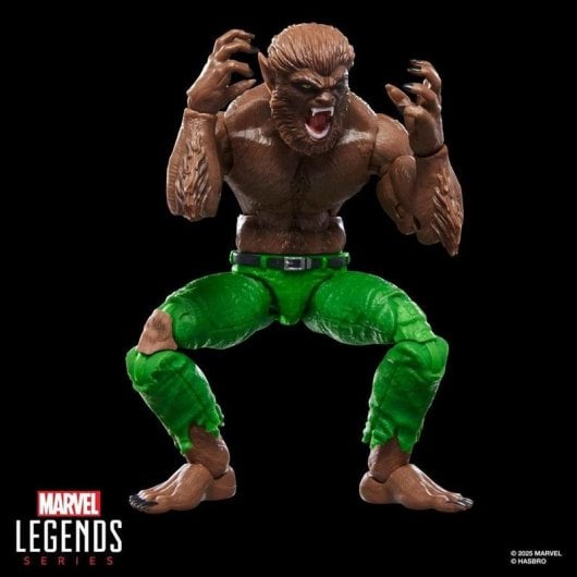 Actionfigur Hasbro Marvel Legends Series Werewolf By Night 20 Gelenkpunkte Fensterbox