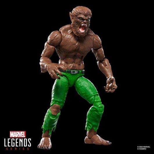 Actionfigur Hasbro Marvel Legends Series Werewolf By Night 20 Gelenkpunkte Fensterbox