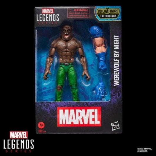 Actionfigur Hasbro Marvel Legends Series Werewolf By Night 20 Gelenkpunkte Fensterbox