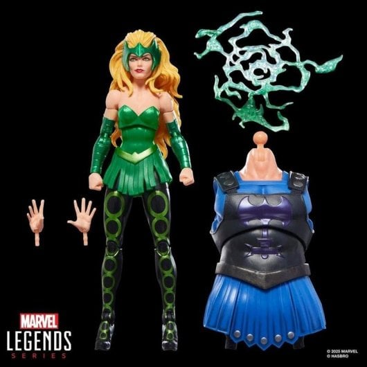 Figurine Hasbro Marvel Legends Series Enchantress articulée multicolore