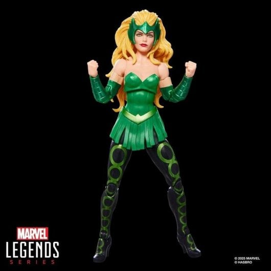 Figurine Hasbro Marvel Legends Series Enchantress articulée multicolore
