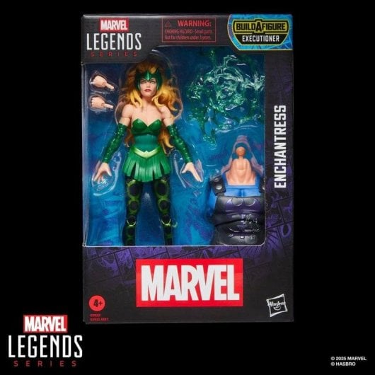 Figurine Hasbro Marvel Legends Series Enchantress articulée multicolore