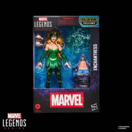 Figurine Hasbro Marvel Legends Series Enchantress articulée multicolore