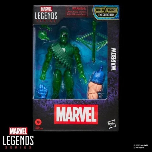 Spielfigur Hasbro Marvel Legends Warbow grün bewegliche Teile 20 Gelenkpunkte