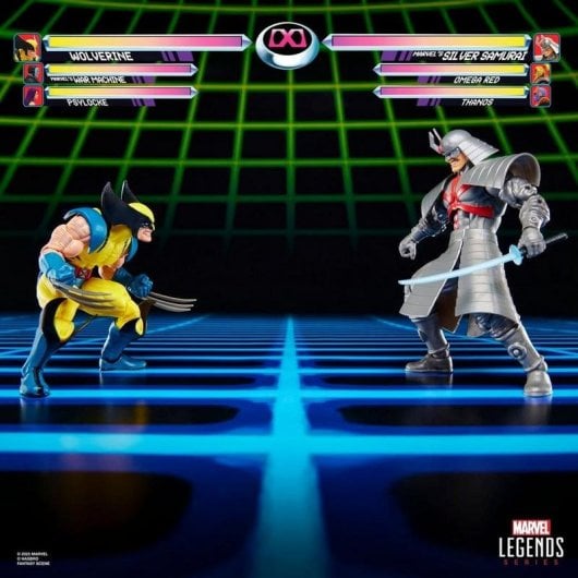 Figurenset Hasbro Marvel Legends Series Gamerverse Wolverine vs Silver Samurai bewegliche Teile