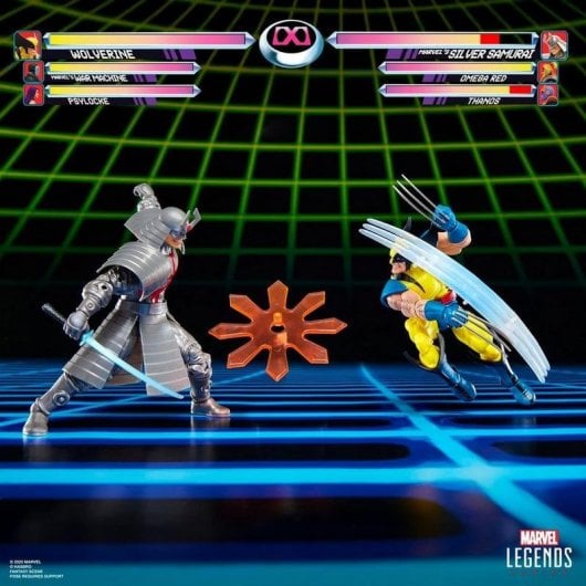 Figurenset Hasbro Marvel Legends Series Gamerverse Wolverine vs Silver Samurai bewegliche Teile