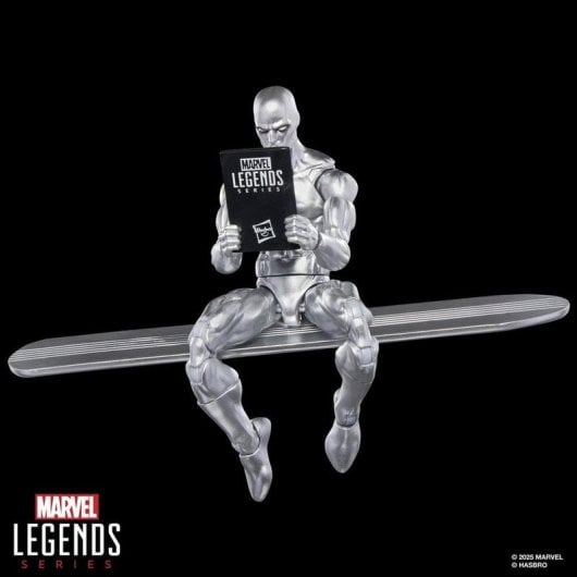 Actionfigur Hasbro Marvel Legends Series Silver Surfer Silber 20 Bewegungspunkte