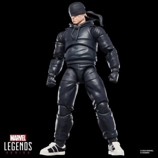 Actionfigur Hasbro Marvel Legends Daredevil Schwarz Weiß 150 mm 20 Gelenke