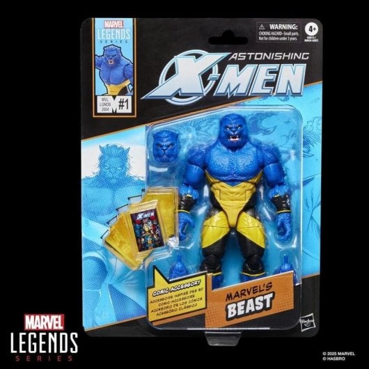 Figur Hasbro Marvel Legends Series Beast Multicolor 20 Gelenke 4 Zubehör