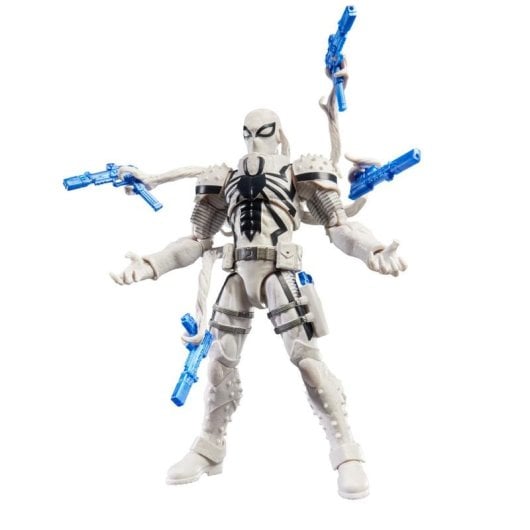 Spielfigur Hasbro Marvel Legends Series Agent Anti-Venom 20 Gelenkpunkte Schwarz Weiß