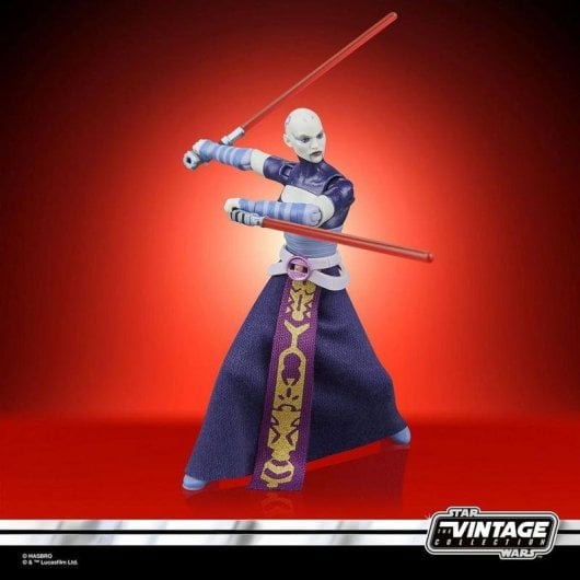 Figur Hasbro Star Wars The Vintage Collection Asajj Ventress Multicolor Bewegliche Teile