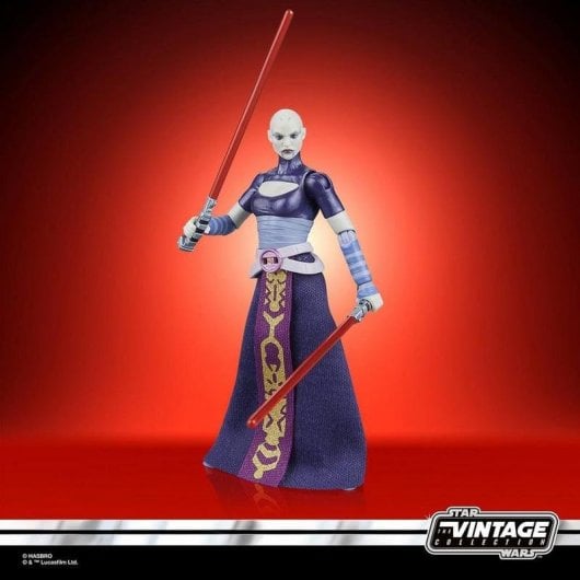 Figur Hasbro Star Wars The Vintage Collection Asajj Ventress Multicolor Bewegliche Teile
