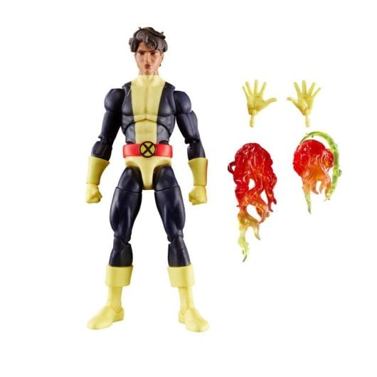 Sammelfigur Hasbro Marvel Legends Sunspot X-Men 20 Gelenkpunkte 15 cm Mulitcolor