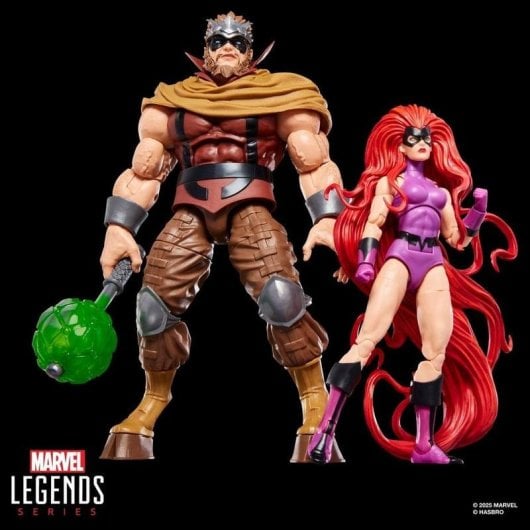 Figura Hasbro Marvel Legends Inhumans Medusa y Gorgon Multicolor articuladas