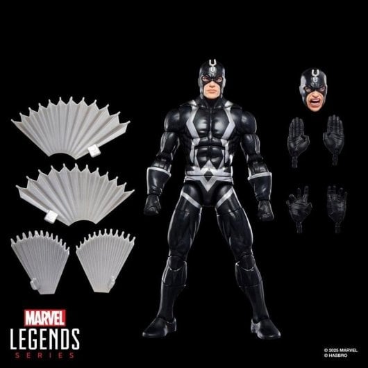 Figura de juguete Hasbro Marvel Legends Black Bolt y Triton articuladas multicolor