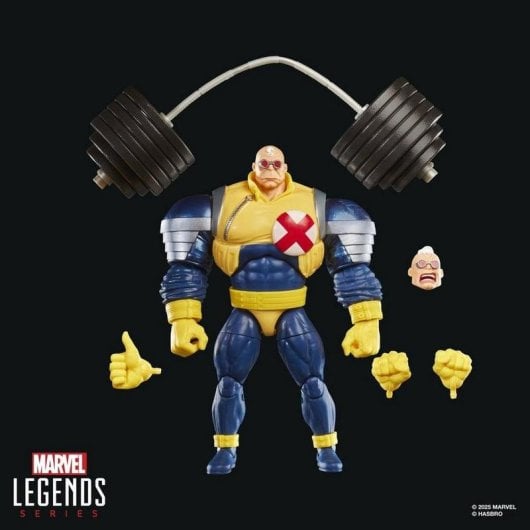 Spielfigur Hasbro Marvel Legends Series X-Factor Strong Guy bewegliche Gelenke Multicolor