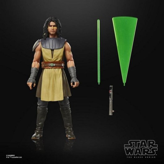 Spielfigur Hasbro Star Wars The Black Series Quinlan Vos Multicolor, beweglich, 2 Zubehörteile