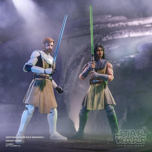 Spielfigur Hasbro Star Wars The Black Series Quinlan Vos Multicolor, beweglich, 2 Zubehörteile