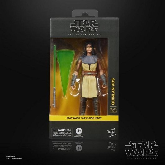 Spielfigur Hasbro Star Wars The Black Series Quinlan Vos Multicolor, beweglich, 2 Zubehörteile