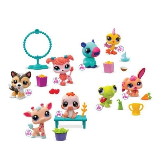 Spielfigur BANDAI NAMCO Littlest Pet Shop Pack 2 Figuren mit Zubehör