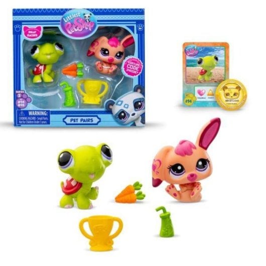 Spielfigur BANDAI NAMCO Littlest Pet Shop Pack 2 Figuren mit Zubehör