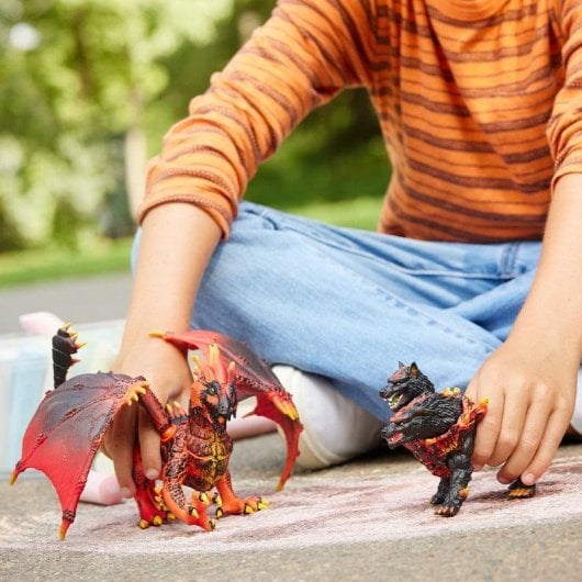 Spielfigur Schleich ELDRADOR CREATURES 70138 Lava World Drache Plastik Multicolor