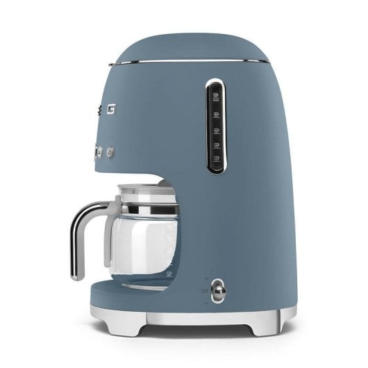 Cafetera filtre Smeg DCF02SBMEU 1,4L 1050W Storm Blue LED minuterie fonction maintien au chaud