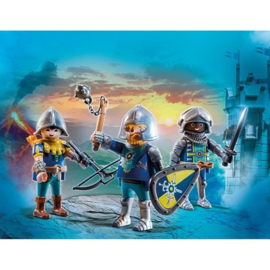 Figurine Playmobil Novelmore 70671 multicolore set 3 personnages