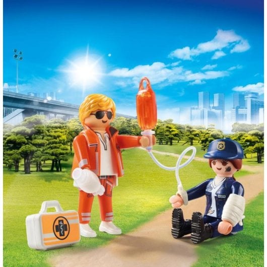Playmobil City Action 070823 Set di Figure Giocattolo 2 pezzi