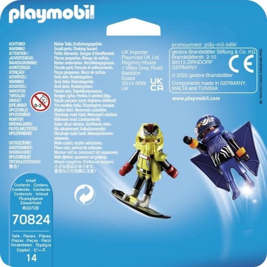 Spielfigur Playmobil City Action 70824 Multicolour 2 Figuren 14 Teile