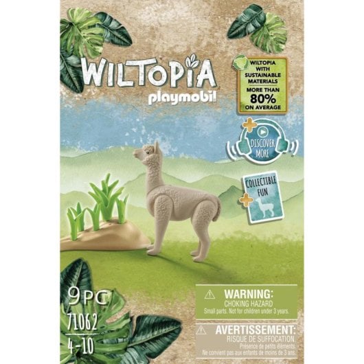 Spielfigur Playmobil Wiltopia 71062 Multicolor Kunststoff Alpaka