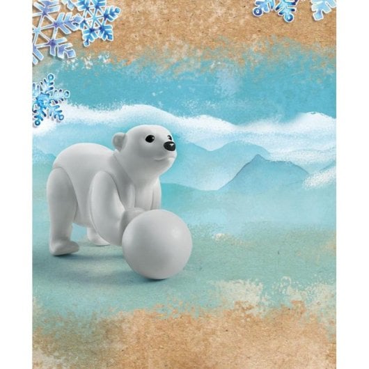 Spielzeugfigur Playmobil Wiltopia 71073 Eisbär Kunststoff Multicolor