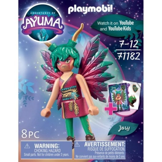 Figurine Playmobil Ayuma 71182 Multicolore Set 6 pièces Licence Naruto