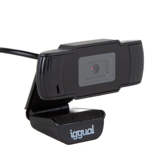Webcam iggual IGG318980 HD 1280x720 30fps USB Microphone CMOS ABS