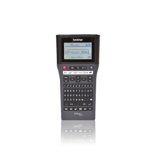 Etikettendrucker Tragbar USB Brother PT-H500 Automatischer Cutter QWERTY LCD